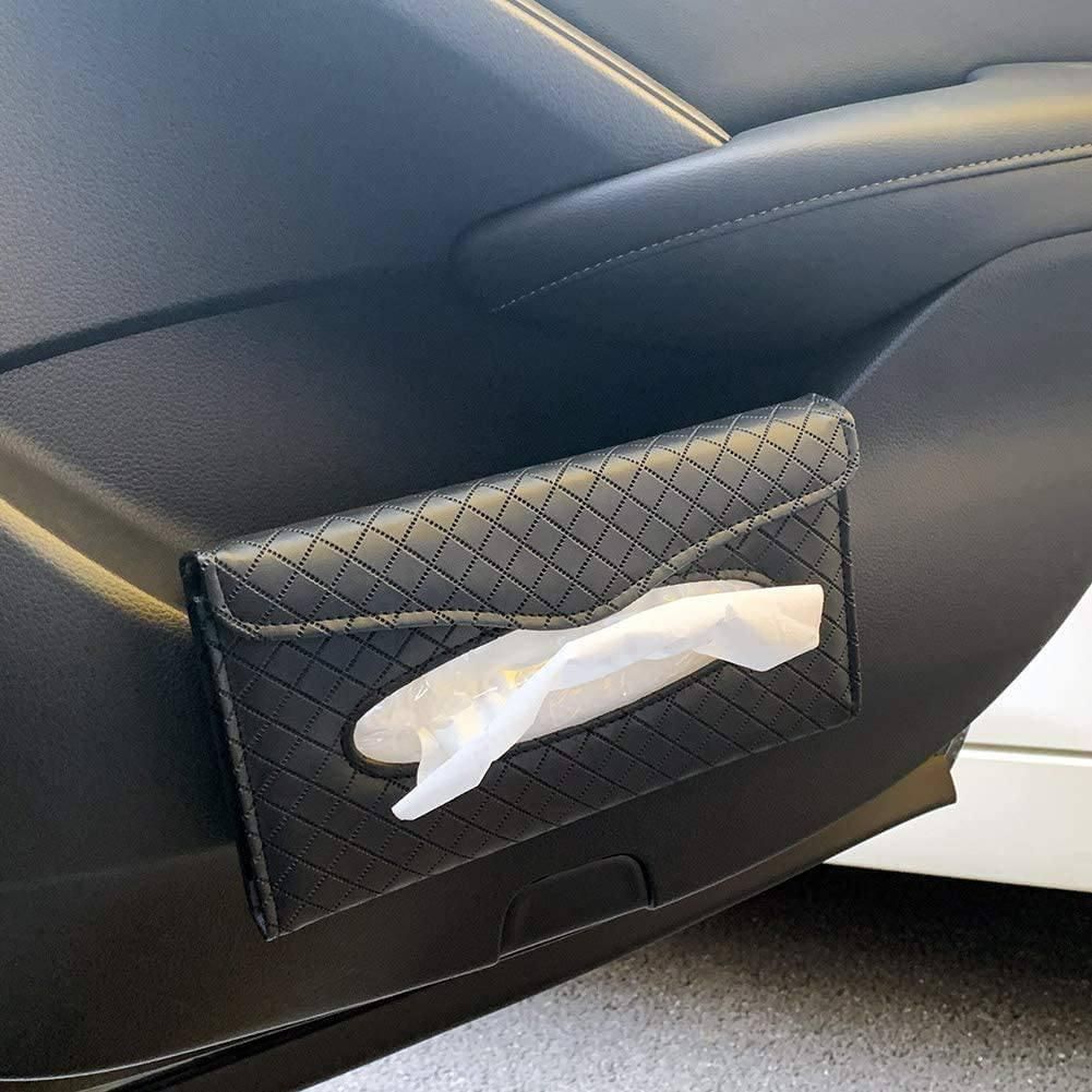 Car Sun Visor Back Seat Tissue Napkin Box Holder