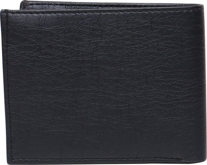 SAMTROH Trendy Black Artificial Leather Wallet