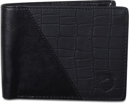 SAMTROH Men Casual, Ethnic, Evening/Party, Formal, Travel, Trendy Black Artificial Leather Wallet (4 Card Slots)