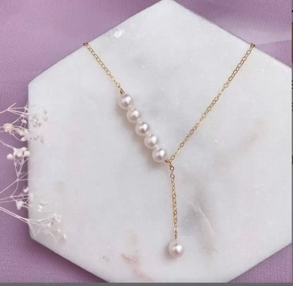 Women's Western Pearl Necklace Chain