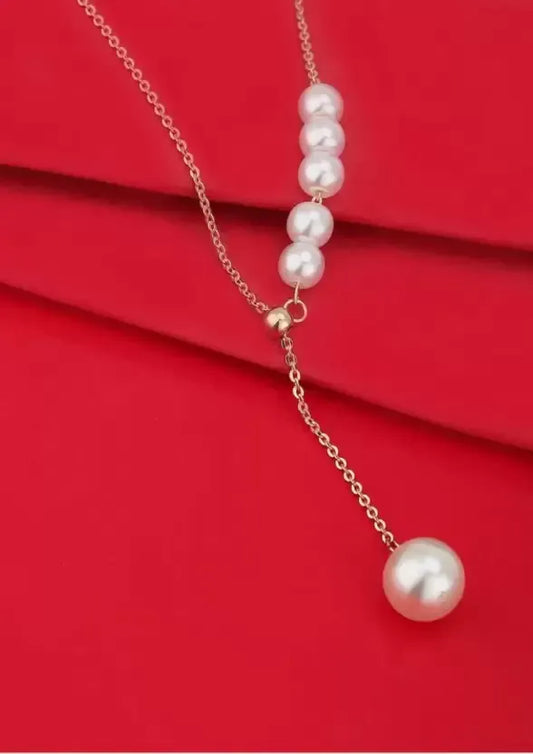 Women's Western Pearl Necklace Chain