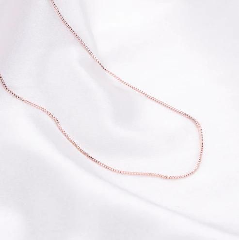 Rose Gold Plated Box Chain