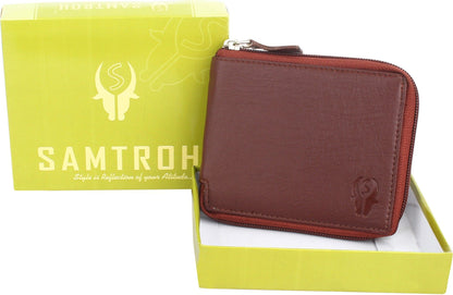 SAMTROH Girls Tan Artificial Leather Wallet (5 Card Slots)